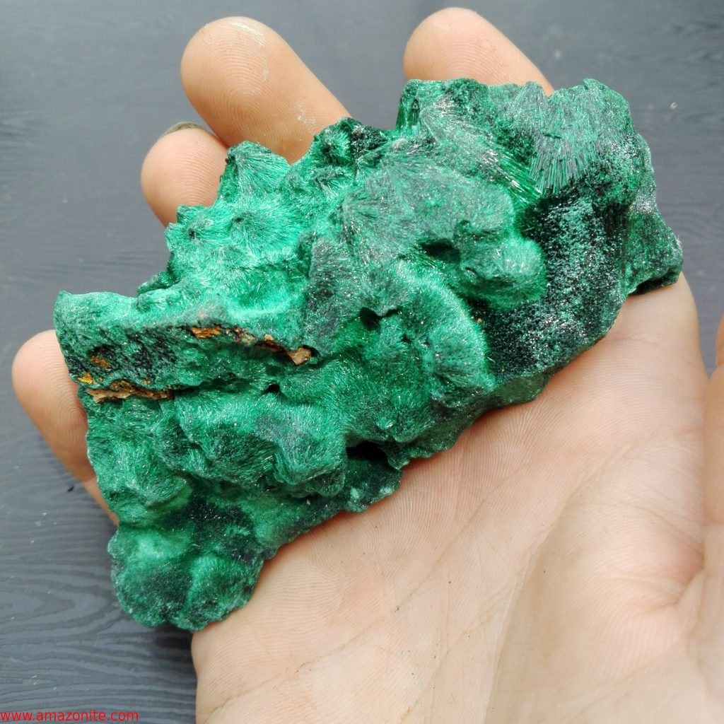 Beautiful Silky Malachite Mineral Specimen from Congo » amazonite.com