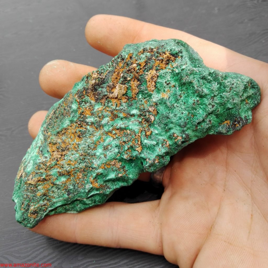 Beautiful Silky Malachite Mineral Specimen from Congo » amazonite.com