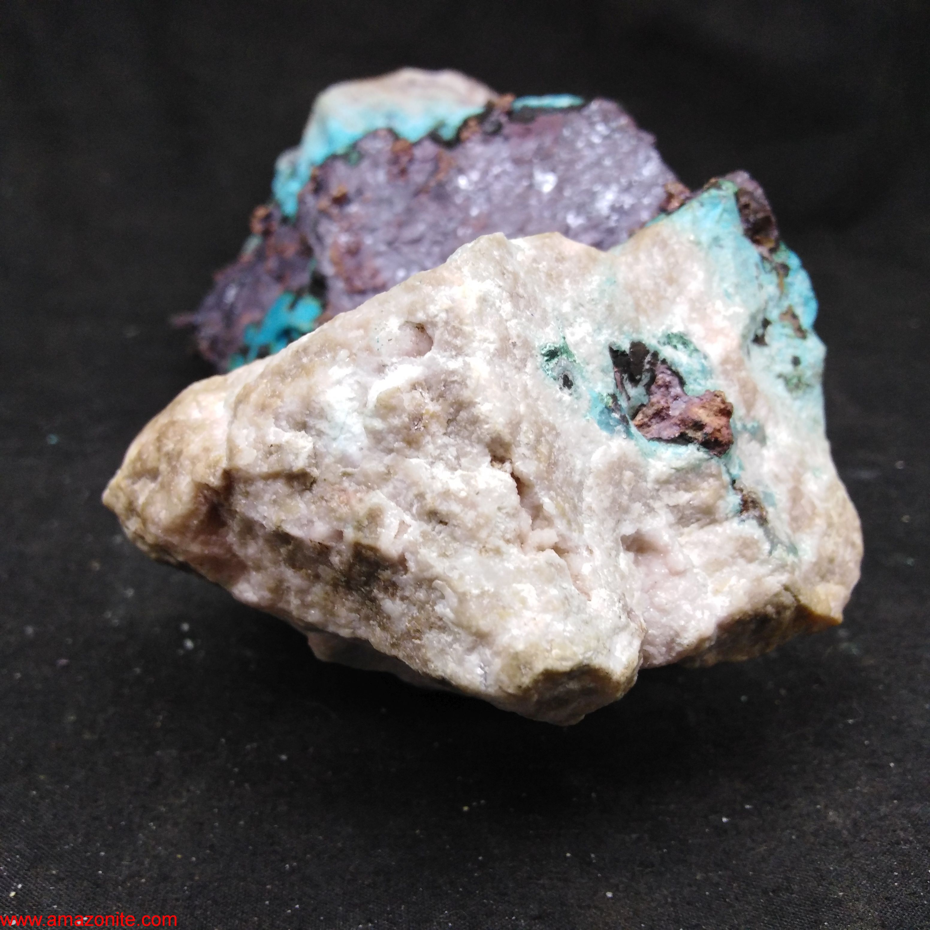 Copper/Chrysocolla Mineral Specimen From Congo » amazonite.com