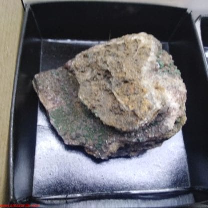 One Box of 6 Malachite/Quartz Mineral Specimens From Congo Rachel Linderman - Image 7