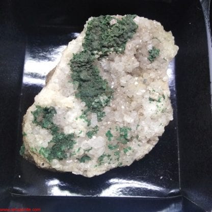 One Box of 6 Malachite/Quartz Mineral Specimens From Congo Rachel Linderman - Image 4
