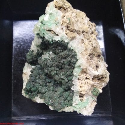 One Box of 6 Malachite/Quartz Mineral Specimens From Congo Rachel Linderman - Image 2