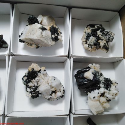 One Box of 12 Aegerine/Feldspar Mineral Specimens From Malawi - Image 5