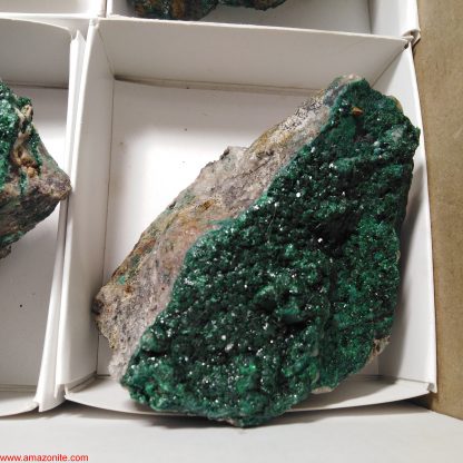 One Box of 6 Malachite Mineral Specimens From Congo Chrispian Boyd - Image 8