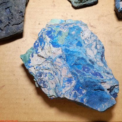One Box Of 5 Azurite Mineral Specimens From Congo (Clearance Sale) - Image 3