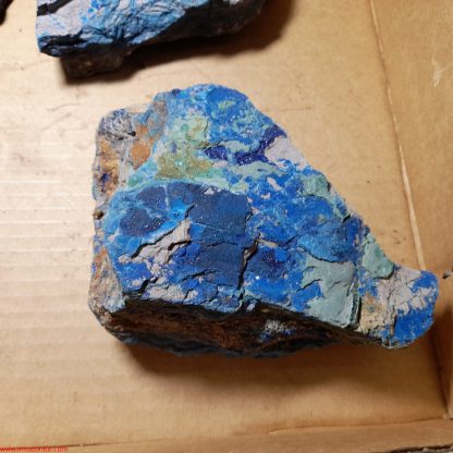One Box Of 5 Azurite Mineral Specimens From Congo (Clearance Sale) - Image 6
