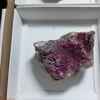 One Box Of 6 Colbaltion Calcite Mineral Specimens Chip Fryer - Image 3