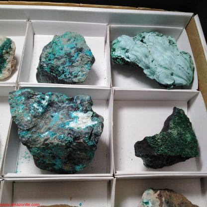 One Box of 12 Assorted Mineral Specimens From Congo Todd Wethy - Image 4