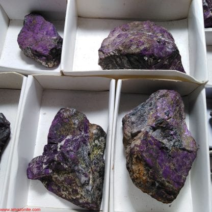 One Box of 41 Purpurite Mineral Specimens From Uis - Image 4