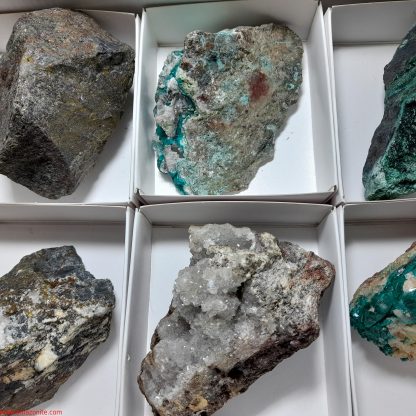 One Box Of 6 Assorted Mineral Specimens Katy Crawford - Image 4