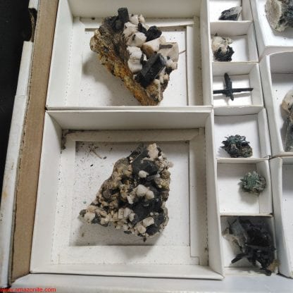 One Box of 27 Aegerine/Feldspar Mineral Specimens From Malawi - Image 6