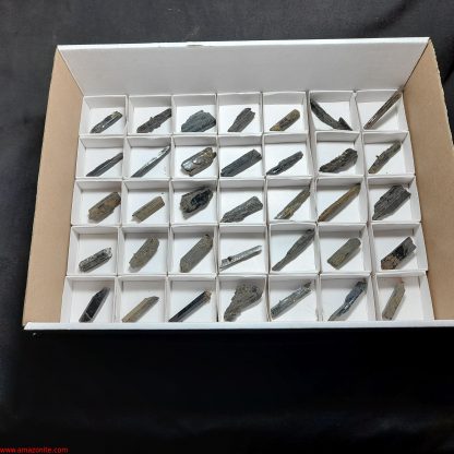 One Box Of 35 Aegerine Mineral Specimens From Malawi - Image 2