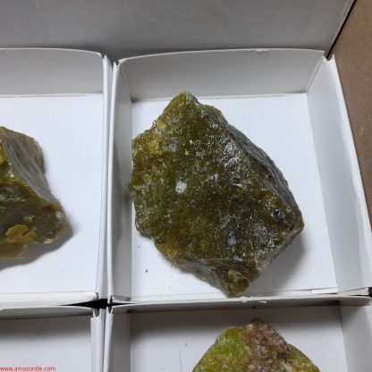 One Box Of 6 Green Opal (Raw Material) From Mali - Image 7