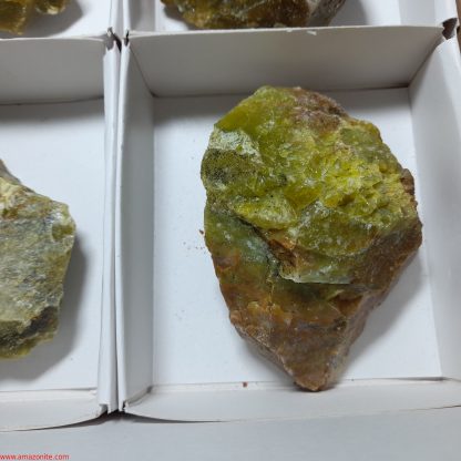 One Box Of 6 Green Opal (Raw Material) From Mali - Image 8