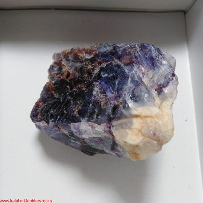One Box of 6 Purple Fluorite Mineral specimens from Namibia - Image 4