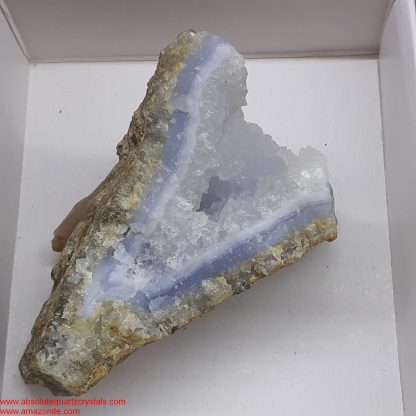 One Box Of 6 Blue Lace Agate Mineral Specimens From Malawi(Cody Bradshaw) - Image 7