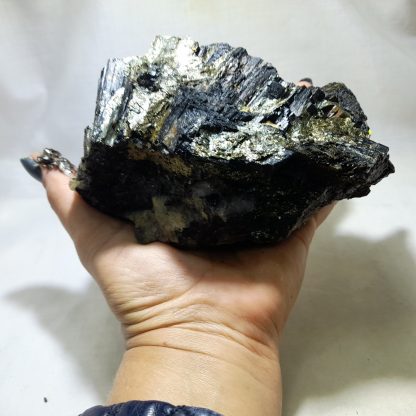 Tourmaline In Fuchsite Mineral Specimen - Image 6