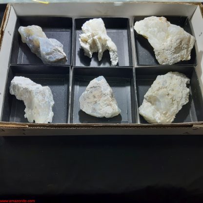 One Box of 6 Opal Mineral Specimens From Namibia  Vikki Stelfox