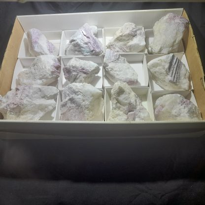 One Box Of 12 Rubilite Mineral Specimens From Erongo, Namibia Elizabeth Hazell - Image 2