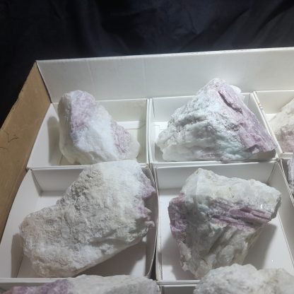 One Box Of 12 Rubilite Mineral Specimens From Erongo, Namibia Elizabeth Hazell - Image 5