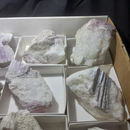 One Box Of 12 Rubilite Mineral Specimens From Erongo, Namibia Elizabeth Hazell - Image 4