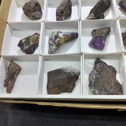 One Box Of 24 Purpurite Mineral Specimens From Uis, Namibia Danielle Billings - Image 3