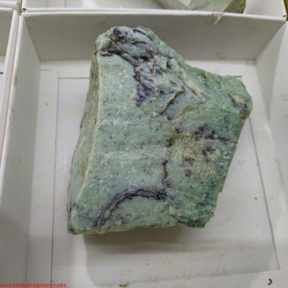 One Box of 6 Transvaal Jade Mineral Specimens  Chip Fryer - Image 3