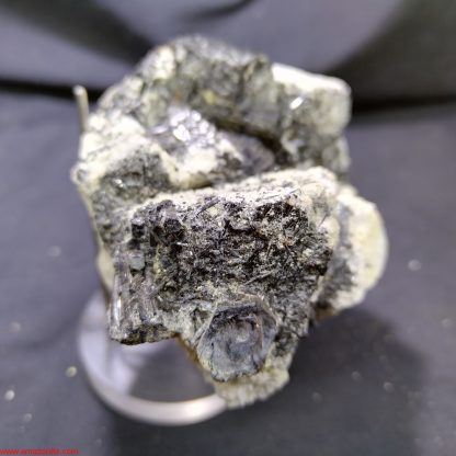 Feldspar and Tourmaline Mineral Specimen with traces of Hyline Opal From Erongo, Namibia - Image 7