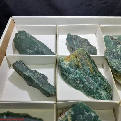 (wm03481) One Box Of 12 Swazi Jade Mineral Specimens From South Africa (Amanda and Tristan) - Image 3