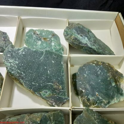 (wm03481) One Box Of 12 Swazi Jade Mineral Specimens From South Africa (Amanda and Tristan) - Image 6