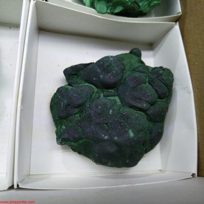 (WM3506) One Box of 6 Botryoidal Malachite Mineral Specimens From Congo - Image 3