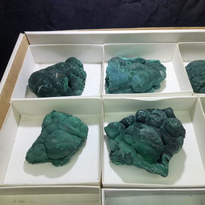 (WM03668) One Box Of 12 Malachite Mineral Specimens From Congo - Image 3