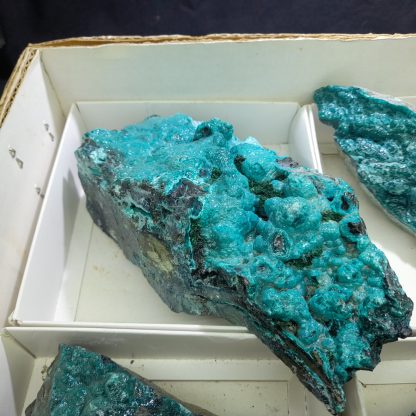 (WM03694) One Box Of 6 Chrysocolla Mineral Specimens From Congo - Image 3