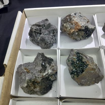 (WM03706) One Box Of 15 Libethenite Mineral Specimens From Congo (Neteru Hathor) - Image 3