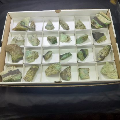 (WM03734) One Box Of 24 Transvaal Jade Mineral Specimens - Image 2