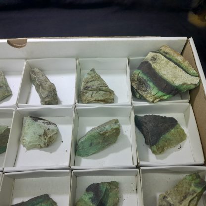 (WM03734) One Box Of 24 Transvaal Jade Mineral Specimens - Image 6