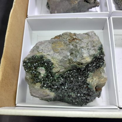 (WM03748) One Box Of 6 Libethenite Mineral Specimens From Congo - Image 3