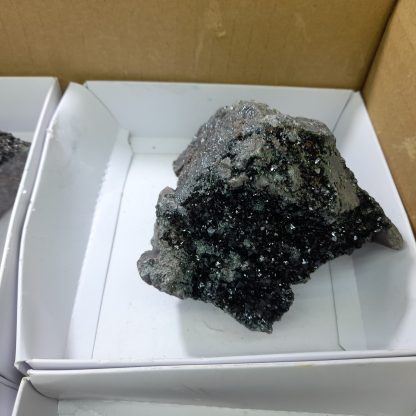 (WM03751) One Box Of 6 Libethenite Mineral Specimens From Congo - Image 7