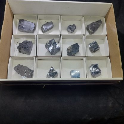 (WM03798) One Box Of 12 Galena Mineral Specimens From Zambia - Image 2