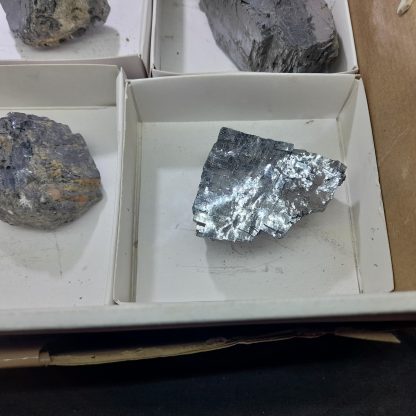 (WM03832) One Box Of 6 Galena Mineral Specimens From Malawi (Heimana Sherman ) - Image 8