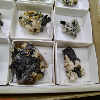 (WM03793) One Box of 12 Aegerine and Feldspar Mineral Specimens From Malawi Rachel Linderman - Image 3