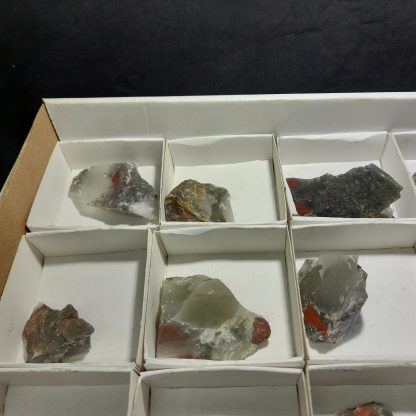 (WM03848) One Box Of 24 Bloodstone Mineral Specimens From South Africa Steven Barr - Image 3