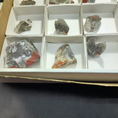 (WM03848) One Box Of 24 Bloodstone Mineral Specimens From South Africa Steven Barr - Image 4