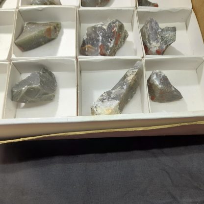 (WM03848) One Box Of 24 Bloodstone Mineral Specimens From South Africa Steven Barr - Image 5