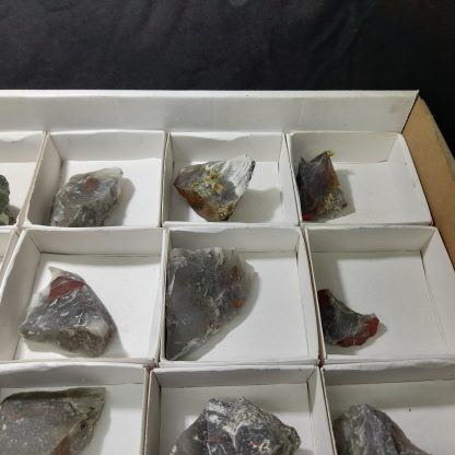 (WM03848) One Box Of 24 Bloodstone Mineral Specimens From South Africa Steven Barr - Image 6