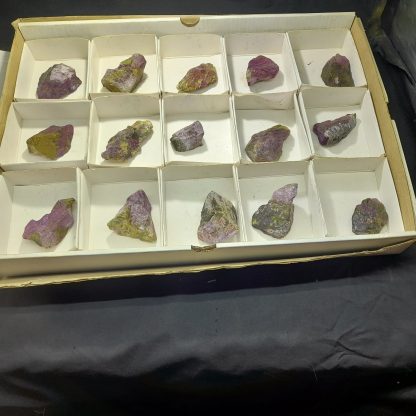 (WM03862) One Box Of 15 Atlantisite Mineral Specimens From South Africa Ma Victoria