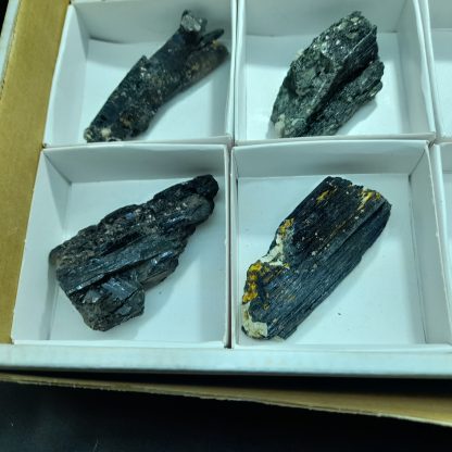 (WM03878) One Box Of 24 Aegerine Mineral Specimens From Malawi - Image 4