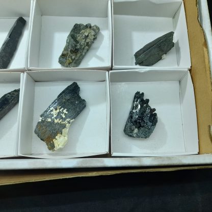(WM03878) One Box Of 24 Aegerine Mineral Specimens From Malawi - Image 8