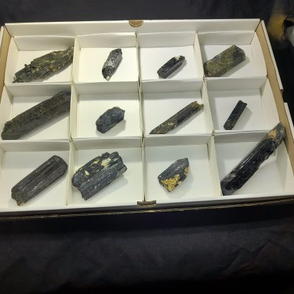 (WM03884) One Box Of 12 Aegerine Mineral Specimens From Malawi - Image 2