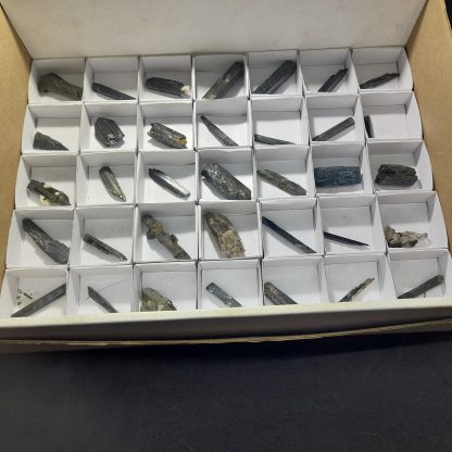 (WM03925) One Box Of 35 Aegerine Mineral Specimens From Malawi - Image 2